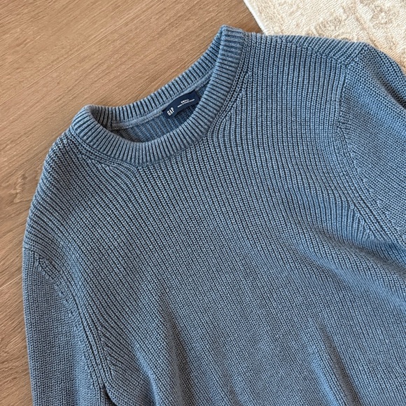 Gap Ribbed Sweater Blue - Picture 2 of 3